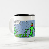 2 Couleurs HURBI - Tasse de flocon de neige (Devant gauche)