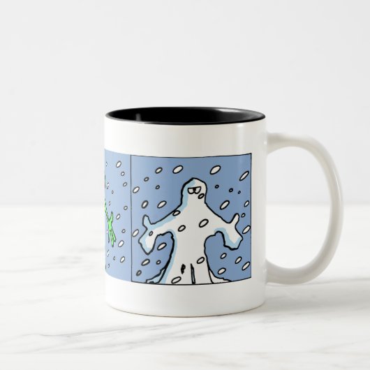 2 Couleurs HURBI - Tasse de flocon de neige (Droit)