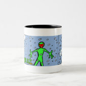 2 Couleurs HURBI - Tasse de flocon de neige (Centre)