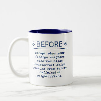 2 Couleurs I avant E - tasse drôle de professeur