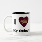 2 Couleurs I coeur ma tasse d'Ocicat (Gauche)