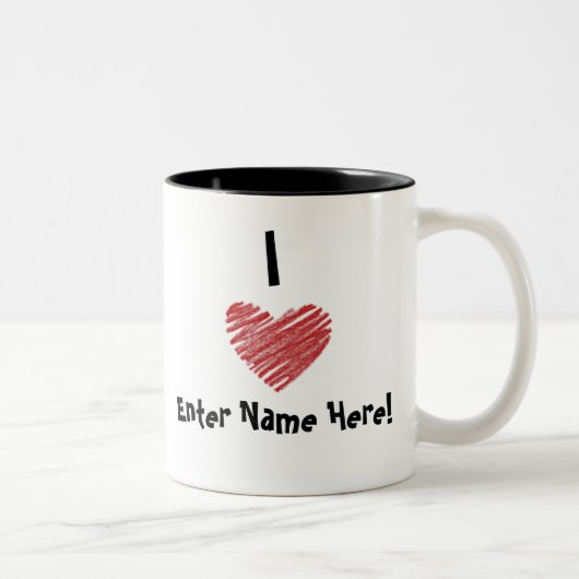 2 Couleurs I tasse de coeur (Droit)