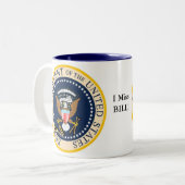 2 Couleurs I tasse de Mlle Bill Clinton (Devant gauche)