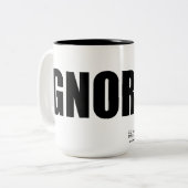 2 Couleurs Ignorez : Tasse mousseuse (Devant gauche)