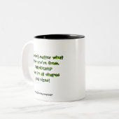 2 Couleurs Il n'importe pas tasse (Devant gauche)