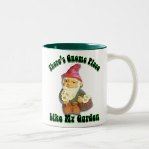 2 Couleurs Il y a endroit de gnome comme ma tasse de jardin