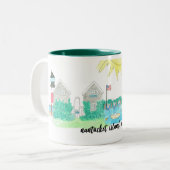 2 Couleurs Île de Nantucket, tasse de café de mA (Devant gauche)