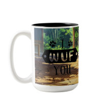Illustration d'un chien mignon dans une tasse