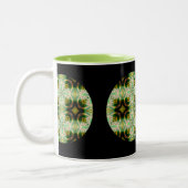 2 Couleurs Image shamrock pour tasse à deux tons (Gauche)