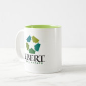 2 Couleurs Immobiliers 11oz d'Ebert. Tasse (Devant gauche)