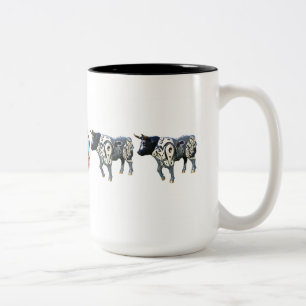 2 Couleurs "Indigene" tasse de 15 onces