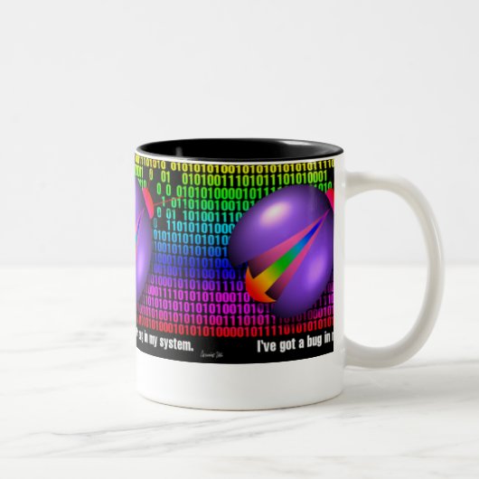 2 COULEURS INSECTE DANS LA TASSE DE SYSTÈME (Droit)