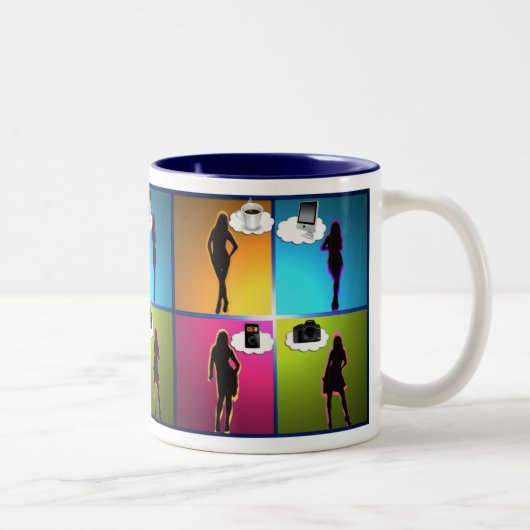 2 Couleurs Instrument-ho tasse (Droit)