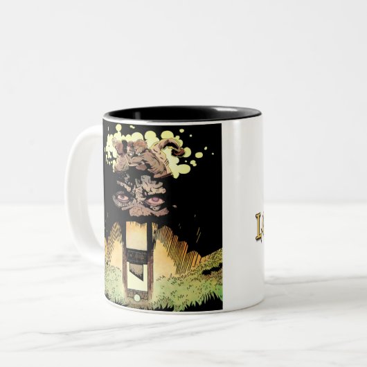 2 Couleurs Jack London tasse à café (Devant gauche)