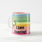 2 Couleurs J'adore danser la tasse (Devant gauche)
