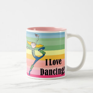 2 Couleurs J'adore danser la tasse