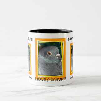 2 Couleurs J'AI PIDGITUDE ! tasse par le PARADIS de PIGEON !