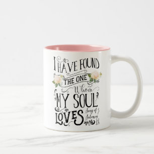 2 Couleurs J'ai trouvé celui qui mon âme aime la tasse