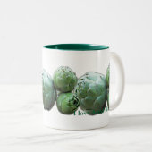 2 Couleurs J'aime des artichauts - tasse (Devant droit)