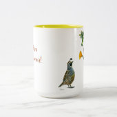 2 Couleurs J'aime la Californie - tasse (Centre)