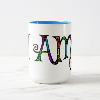 2 Couleurs J'aime la tasse à deux tons
