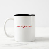 2 Couleurs J'aime la tasse de café de FRITURE (blanc/noir) (Gauche)