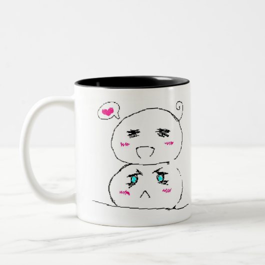 2 Couleurs J'aime la tasse de GerIta (Gauche)