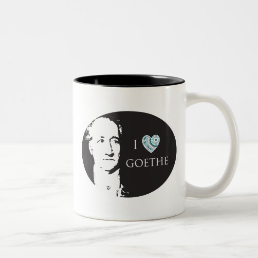 2 Couleurs J'aime la tasse de Goethe (Droit)