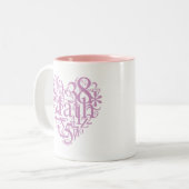 2 Couleurs J'aime la tasse de maths (Devant gauche)
