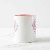 2 Couleurs J'aime la tasse de maths (Centre)