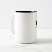 2 Couleurs J'aime la tasse de moutons (Devant gauche)