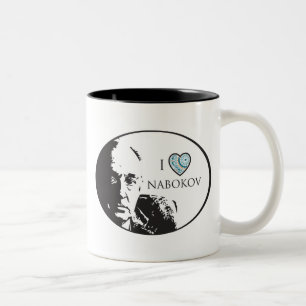 2 Couleurs J'aime la tasse de Nabokov