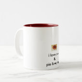 2 Couleurs , j'aime le pie&pie m'aime tasse (Devant gauche)