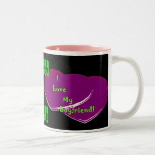 2 Couleurs J'aime ma tasse d'ami (changez les noms)