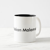 2 Couleurs J'aime ma tasse de Malamute d'Alaska (Devant droit)