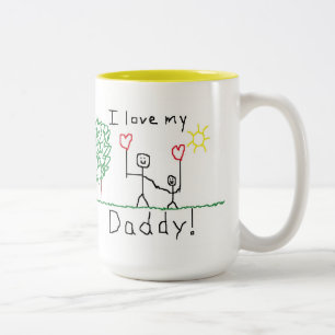 2 Couleurs J'aime mon papa ! Tasse