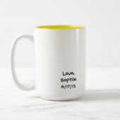 2 Couleurs J'aime mon papa ! Tasse (Gauche)