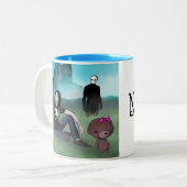 2 Couleurs Jamais de tasse de café (Devant gauche)