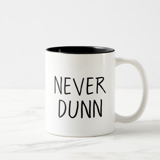 2 Couleurs Jamais tasse de café de Dunn (Droit)