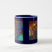 2 Couleurs Jardin de tasse d'art de fractale (Centre)