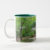 2 Couleurs Jardin tranquille avec la tasse de statue (Gauche)