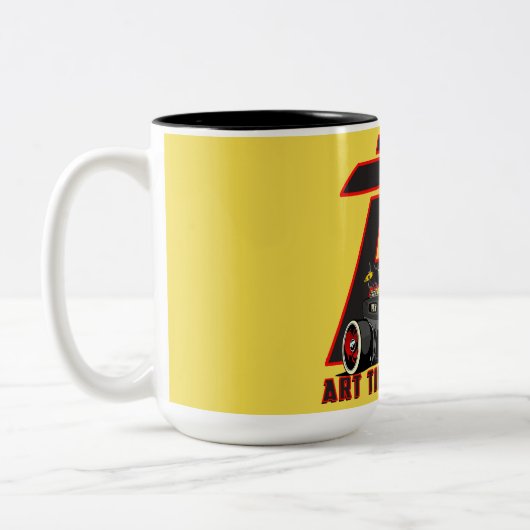 2 Couleurs Jaune de tasse d'ATB Rod (Gauche)