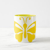2 Couleurs Jaune de tasse de papillon (Centre)
