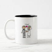 2 Couleurs Je fais. Tasse de mariage (Gauche)