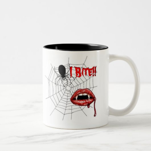 2 Couleurs Je mords la tasse de café ! ! (Droit)