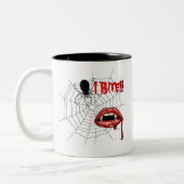 2 Couleurs Je mords la tasse de café ! ! (Gauche)