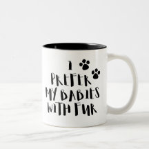 Je préfère mes bébés avec la tasse de café