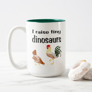 2 Couleurs Je soulève la tasse minuscule de dinosaures