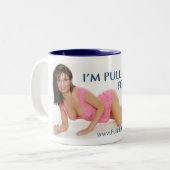 2 Couleurs Je suis Pullin pour la tasse de Palin (Devant gauche)