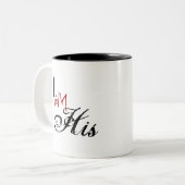 2 Couleurs "Je suis sa" tasse (Devant gauche)